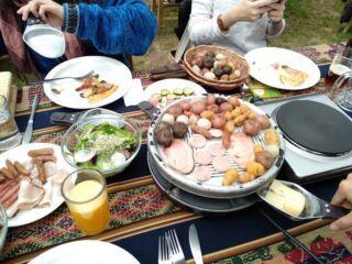 comer en La Paz