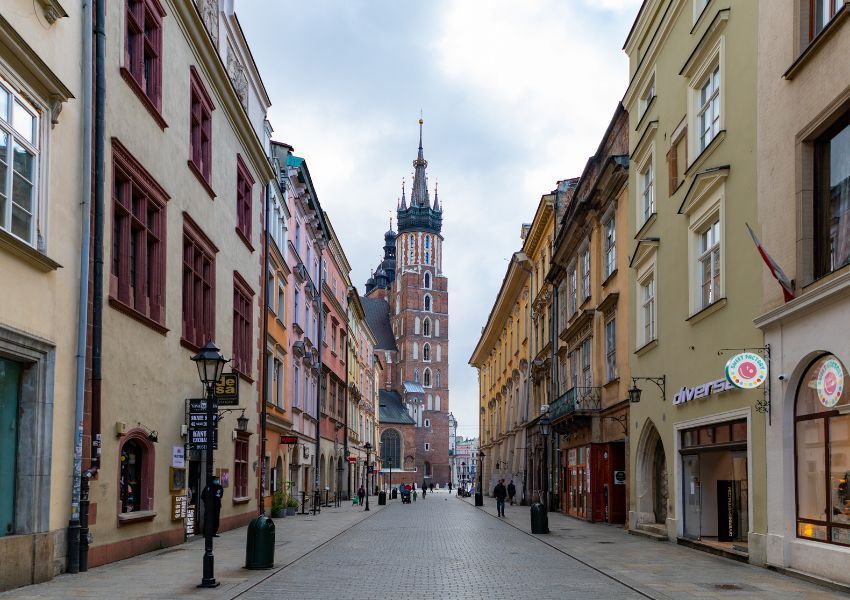 Calle Floriańska cracovia