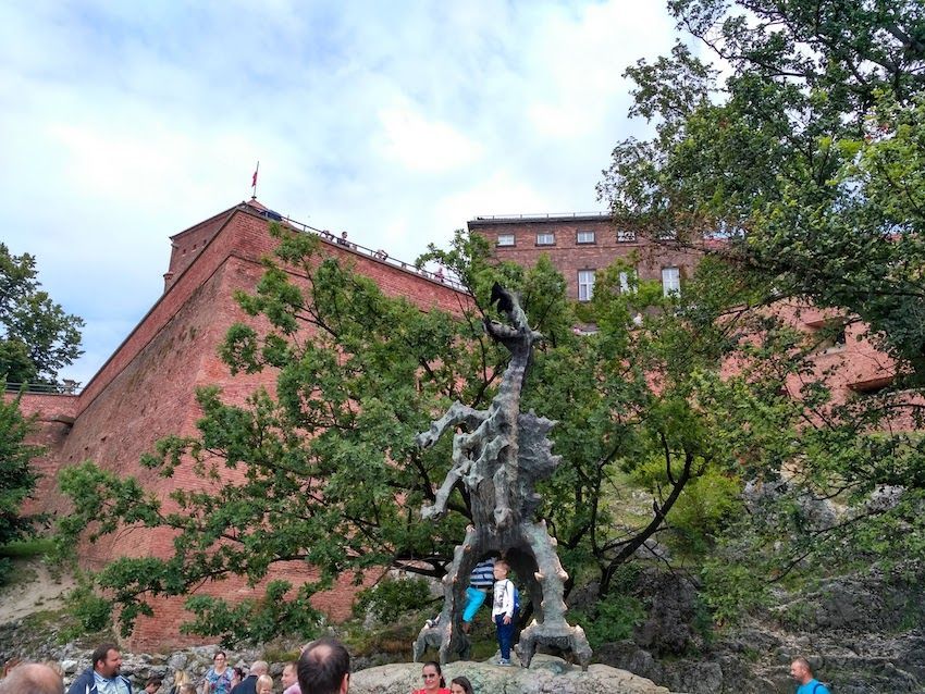 dragon castillo de cracovia