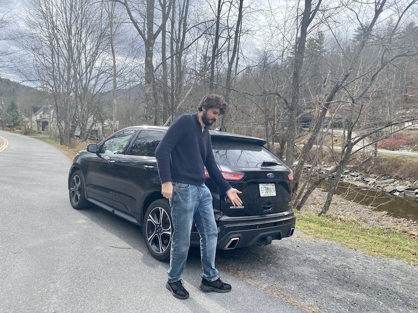 coche en un presupuesto de viaje a nueva inglaterra