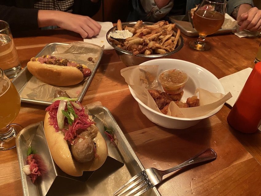 donde comer durante el viaje a vermont