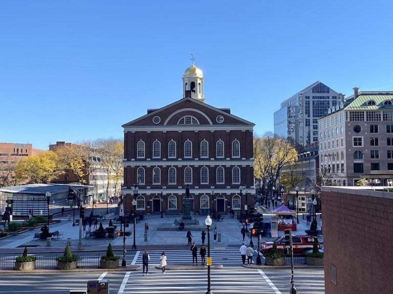 Faneuil Hall freedom trail boston