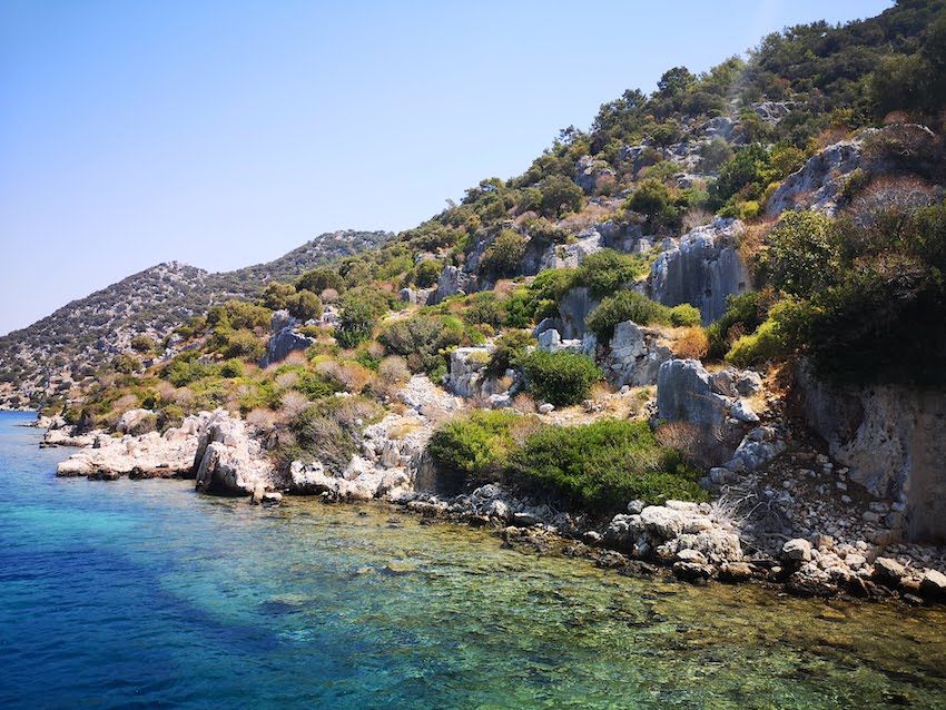 excursion barco kekova costa turca
