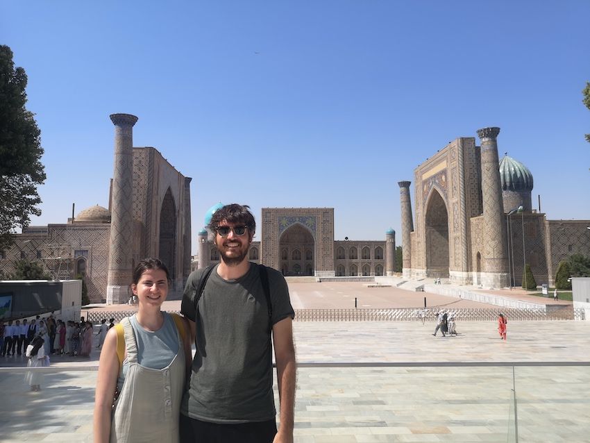 plaza rejistan samarcanda uzbekistan