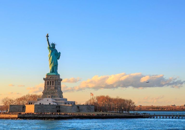 vistas de la estatua de la libertad