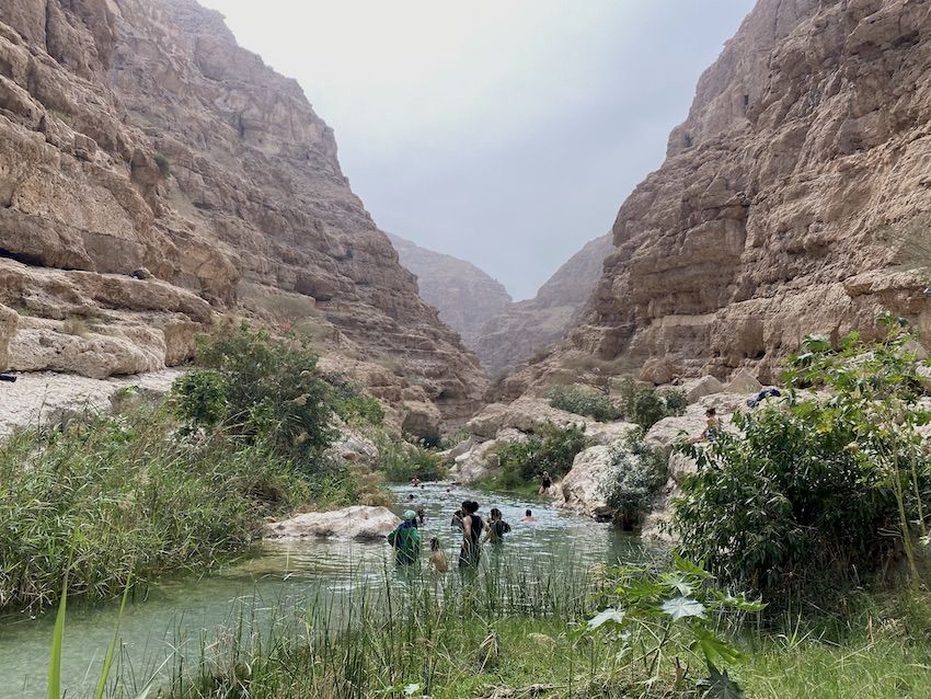 bano en wadi shab oman