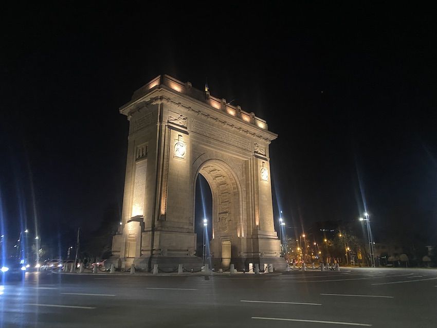 arco del triunfo bucarest