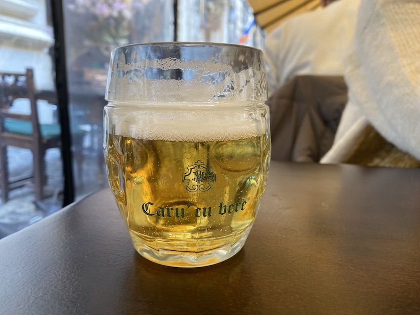 cerveza en caru cu bere