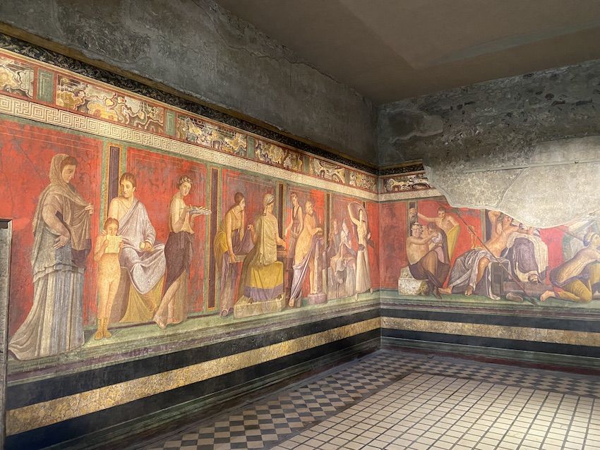 villa de los misterios pompeya